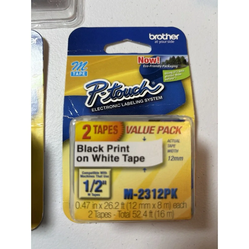 Brother P-Touch PT-1700 Label Maker + TZ-231 Tape + (3) M-2312PK Packs